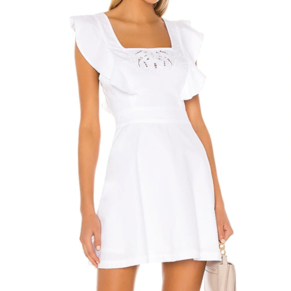 BCBGeneration Embroidered Tie Back Dress Size 2